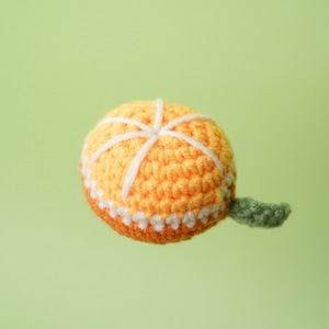 Fruit miniature en crochet fait main, exquis, en forme de cerise, pour porte-clés DIY - Product Image 2