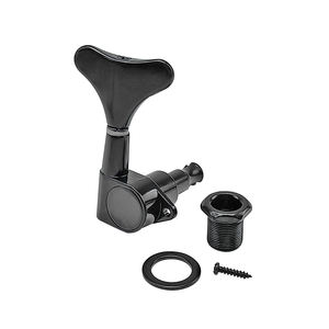 Clavijas de afinación 2R2L, afinadores sellados, cabezales de máquina de bajo para bajo de 4 cuerdas, accesorios de pieza de <span class=keywords><strong>guitarra</strong></span> negra - Product Image 6