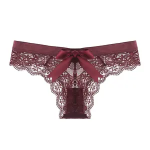Women Sexy Lace Panties Underwear Temptation G String Breathable Sheer Lingerie