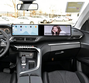 MOOKAKA Double <span class=keywords><strong>autoradio</strong></span> Android 14 de 12.3 pouces pour <span class=keywords><strong>Peugeot</strong></span> 4008 2016-2022 <span class=keywords><strong>Autoradio</strong></span> multimédia GPS Navi sans fil CarPlay Unité principale - Product Image 1