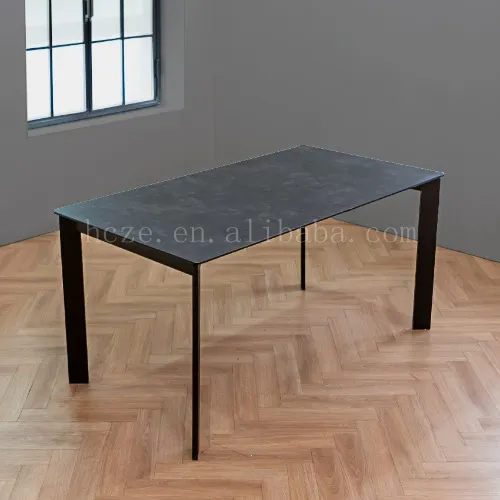 Morden fashion ceramic table indoor furniture dining table for living room