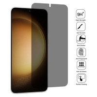Verre trempé anti-espion de 0,18 mm avec déverrouillage par empreinte digitale, protection d'écran pour Samsung Galaxy S25 Plus S25 Ultra S25 S24