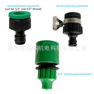 Sistema de riego por goteo con tubería de 25 m, 30 cabezales, kit de riego de jardín de PVC negro para macetas - Product Image 3