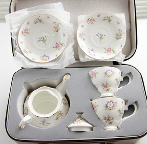 Service à thé de luxe en porcelaine fine britannique, écologique, durable, sans BPA, avec logo personnalisé - Product Image 6