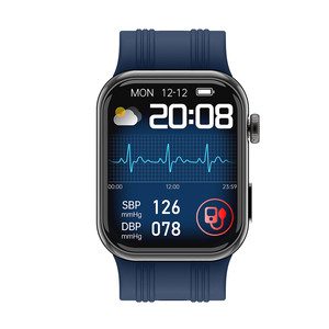 Montre connectée K2 Health 2026 avec pompe à air, ECG, écran AMOLED, détection de chute SOS et soins à distance - Product Image 2