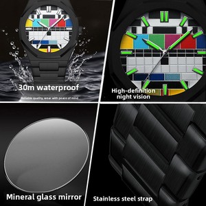 Nouvelle Montre Quartz Lumineuse pour Homme 2025, Style Nostalgique, Dr Tong BESTWIN, Tendance TikTok, Étanche 30M, en Alliage et Acier Inoxydable - Product Image 4