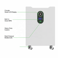 Système de stockage d'énergie solaire mural Tianon 51,2 V 314 Ah 16 kWh LiFePO4 pour toute la maison