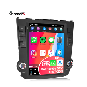 Podofo 9.7 'Android Car Stereo Frame per <span class=keywords><strong>Honda</strong></span> <span class=keywords><strong>CRV</strong></span> 2007-2011 Carplay Android <span class=keywords><strong>Auto</strong></span> GPS Wifi Hifi FM RDS telaio autoradio - Product Image 1