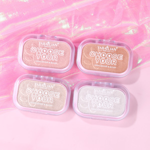 Iluminadores de Maquillaje al por Mayor, Marca Privada, Polvo <span class=keywords><strong>Iluminador</strong></span> Brillante, <span class=keywords><strong>Iluminador</strong></span> Rosa, Paleta Individual con Logotipo - Product Image 6