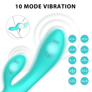 WINYI venta al por mayor de doble vibrador clítoris punto <span class=keywords><strong>G</strong></span> estimulador sexo conejo vibrador juguetes sexuales para la mujer - Product Image 3