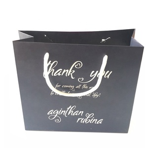 Luxury Handmade Custom Color Print <strong>Cheap</strong> Garment Shopping <strong>Paper</strong> <strong>Bags</strong> - Product Image 5