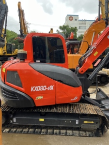 รถขุดตีนตะขาบ Kubota KX80-4 มือสอง ผลิตในญี่ปุ่นแท้ รุ่น KX80-4 ประสิทธิภาพเชื่อถือได้ ใช้งานน้อย บำรุงรักษาง่าย - Product Image 1