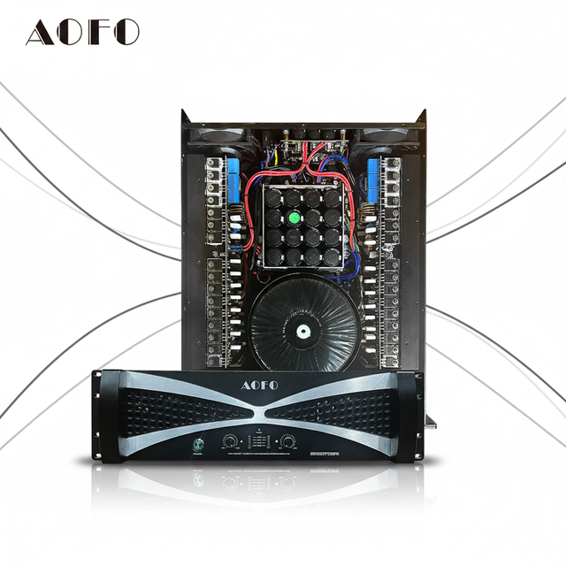 Professional 1800W TD Class Power Amplifier 2-Channel High Output Audio Amp for Concert PA System