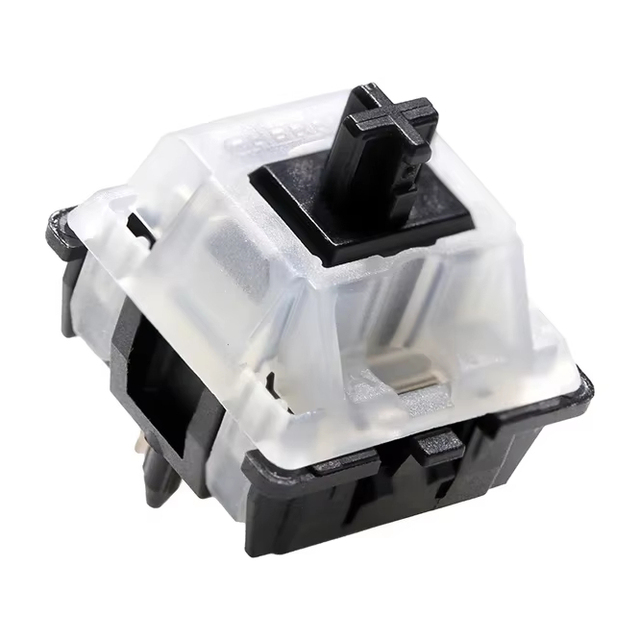 Cherry MX Black Clear Top Switch NIXIE Switch Linear 5pin 63.5g for Mechanical Keyboard Milky Top Black
