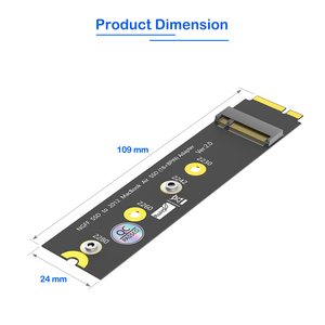 M.2 NGFF สำหรับอะแดปเตอร์ SSD สำหรับ2012 MacBook A1465อากาศ/<span class=keywords><strong>A1466</strong></span>วัสดุ PCB ในสต็อก - Product Image 3
