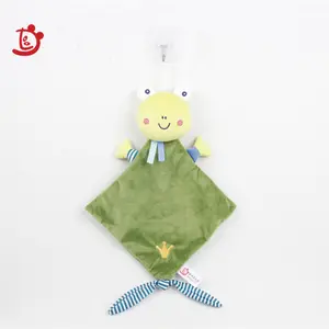 KLD2210B Grosir Penghibur Hewan Mewah Katak Tersenyum Mainan Boneka Mewah Boneka Bayi