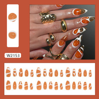 Faux Ongles en Acrylique Personnalisables avec Logo pour Vente en Gros – Marque Privée, Longs, Style Français, Réutilisables pour Manucure
