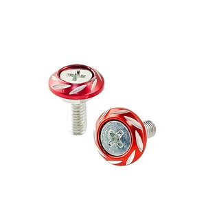 Tornillos Decorativos de Colores para Placa de Matrícula de Motocicleta Qiangye, Accesorios Universales de Modificación para Montaje en Manillar - Product Image 4