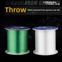 Fil de pêche monofilament en nylon super résistant de 500 mètres importé du Japon – Bobine parallèle indispensable pour la pêche en mer et en lac à longue distance