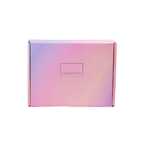 Boîte postale violette avec Logo, boîte d'expédition magnétique personnalisée, emballage carton de luxe, boîte à fleurs ondulée personnalisée