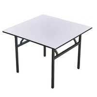 Ensemble de table et chaises pliantes modernes en plastique pour l'extérieur, 6 pieds/8 pieds, en matériau HDPE pliable, idéal pour les fêtes, les mariages, les événements en plein air
