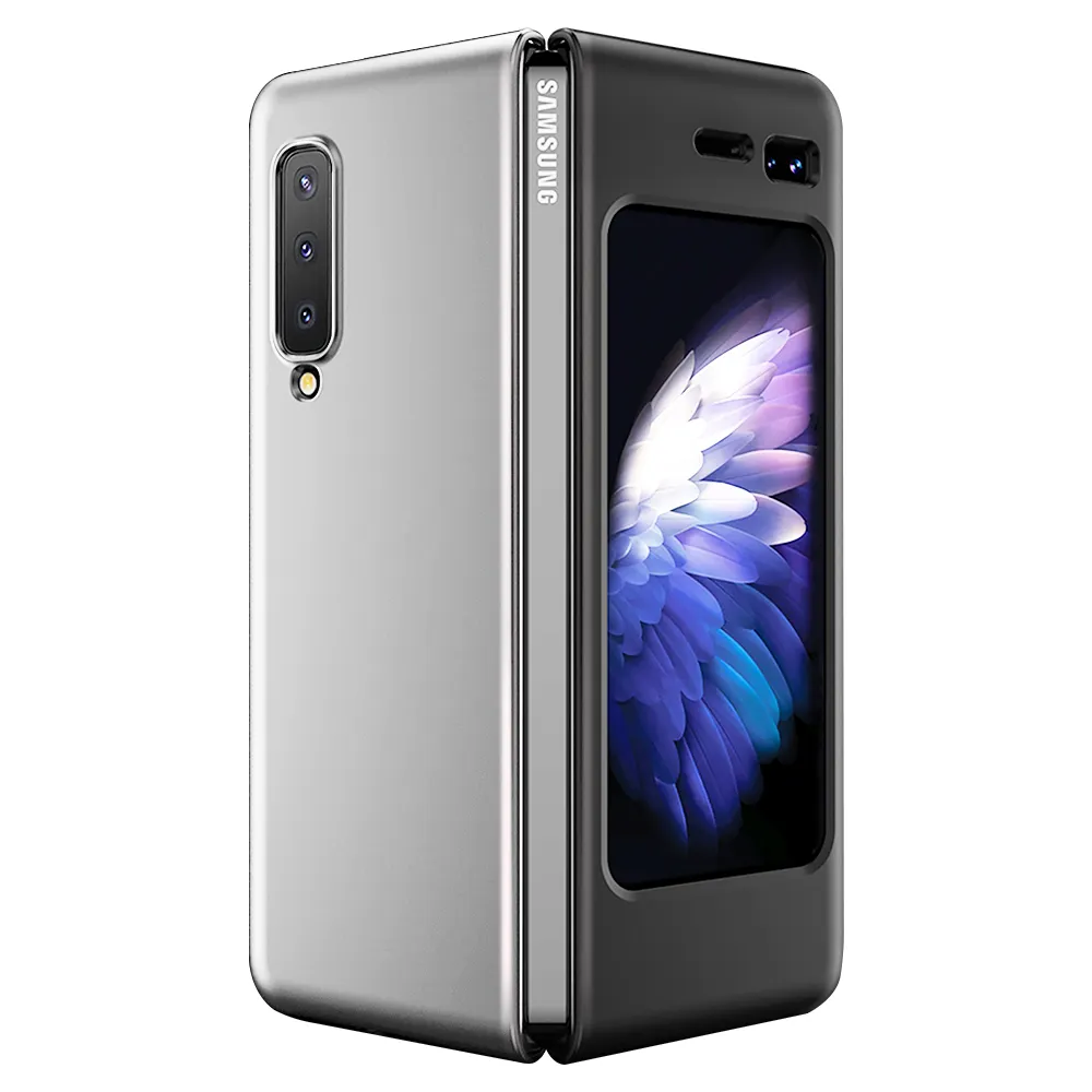 Fast Shipping For GKK cases Original For Samsung Galaxy Fold Case Anti-knock Full Protection Ultra-thin Flip Matte Hard PC Cover