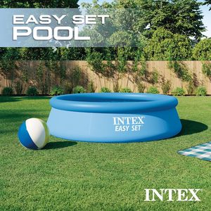 <span class=keywords><strong>Piscine</strong></span> gonflable <span class=keywords><strong>Intex</strong></span> 28120EH 10 pieds x 30 pouces - Matériau résistant aux perforations - Gonflage rapide - Capacité de 1018 gallons - 23 pouces de profondeur d'eau - Product Image 3
