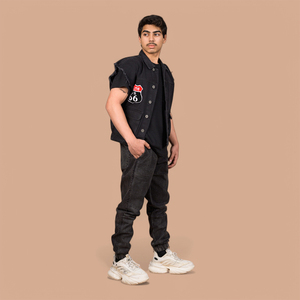 Custom Men's 100% Cotton Straight <b>Slim</b> Fit <b>Jogger</b> Pants Elastic Waist Cuffed Ankles Eco-Friendly Breathable Lightweight - Product Image 6