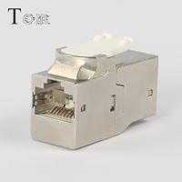 Coupleur en ligne cat.6a STP RJ45, prise de keystone, coupleur en ligne