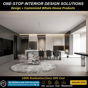 Servicio de Renderizado 3D de Apartamentos y Villas de Lujo Minimalistas Modernas Italianas a Medida, Solución Integral de Diseño de Interiores Residenciales - Product Image 1
