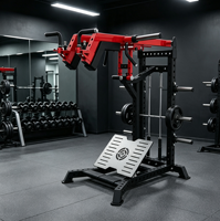 Machine à soulever les mollets debout, robuste, en tube d'acier, à charge par plaques, équipement de musculation Hammer Strength