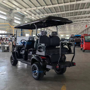 Nouvelle conception, moteur 4 kW, <span class=keywords><strong>batterie</strong></span> lithium 60 V, voiturette de <span class=keywords><strong>golf</strong></span> électrique 4+2 places, voiturette de <span class=keywords><strong>golf</strong></span> utilitaire pour le tourisme - Product Image 4