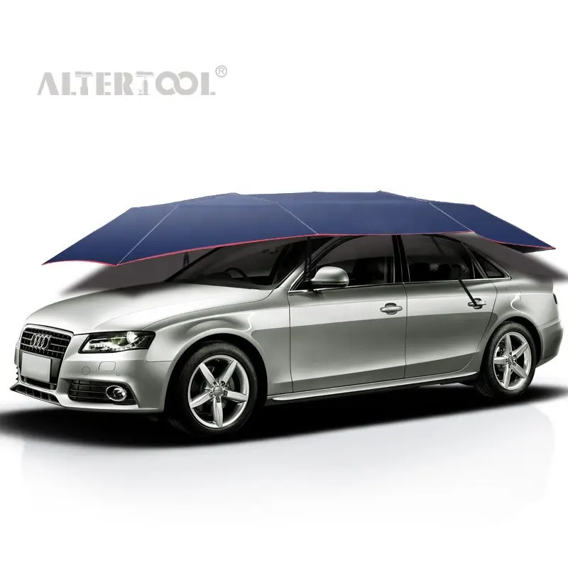 Water-proof Portable Folding Semi-automatic Car Umbrella protect car By Factory Direct Supply