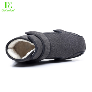 Nouveau Style unisexe large Extra hiver chaud chaussons doux sécurité diabétique orthopédique chaussures médicales - Product Image 3