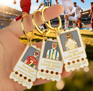 Llavero <span class=keywords><strong>de</strong></span> Fútbol 2026 Desmontable, Llavero <span class=keywords><strong>de</strong></span> Fútbol para Niños, Hombres y Mujeres, Regalo para Amantes del Fútbol, Miembros del Equipo, Cumpleaños, Navidad - Product Image 2