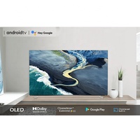 Google Alexa 65 pulgadas 55 pulgadas 4K UHD Smart Android OLED TV sin marco OLED negro 500 NITs aplicable Hotel TV IPTV sistema