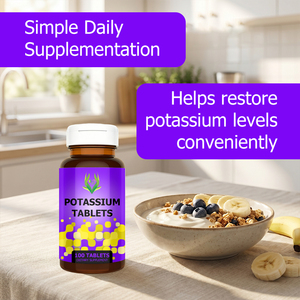 Comprimés de potassium en gros d'usine : Complément quotidien simple pour aider à restaurer les niveaux de potassium - Product Image 3