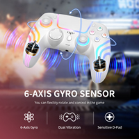 Controlador Inalámbrico Honcam para PS5 con Funcionalidad Similar, Compatible con Juegos de PS5 para PS5 Slim, Pro y PC