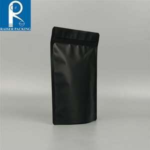 Doypack Mylar สีดำด้านถุงเก็บอาหารถุงยืนขึ้นพร้อมซิปล็อคบรรจุภัณฑ์อลูมิเนียมฟอยล์สำหรับการจัดเก็บและการเก็บรักษาอาหาร - Product Image 4