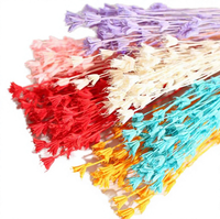 Bouquet de fleurs décoratives multicolores en nigelle et anis étoilé, fait main, longue durée (3-5 ans), idéal pour la maison et la fête des Mères