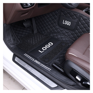 Tapis de sol de voiture double couche pour <span class=keywords><strong>Cadillac</strong></span> ATS en cuir PVC antidérapant, sur mesure, ensemble complet avant, arrière, coffre et coffre avant, vente en gros usine - Product Image 6