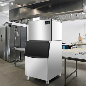 Machine à glaçons automatique de haute qualité avec bac de stockage intégré, capacité 250 kg, fabrication chinoise, prise en charge OEM, pour glaçons en cubes, 110-240V - Product Image 2