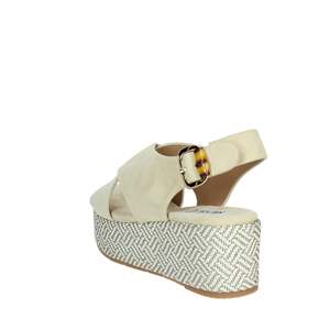 Sandalias de Plataforma Blancas para Mujer, Modelo K 11082, Zapatos de Verano - Product Image 2
