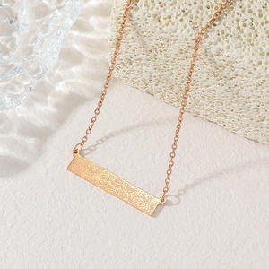 Collares de Moda de Acero Inoxidable con Baño de Oro de 18K para Hombres y Mujeres, Estilo Árabe Musulmán, Venta al por Mayor 2025 - Product Image 2