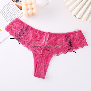 Slip G-string da <span class=keywords><strong>donna</strong></span> sexy e morbido, traspirante, in spandex/poliestere, con bordo smerlato, modello alto e carino, novità 2025 - Product Image 6