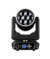 Lyre à faisceau mobile LED 7X40W Bee Eye RGBW 4-en-1 avec zoom pour DJ, bar, discothèque, mariage, fête, parc à thème