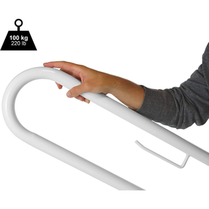 Folding Toilet <b>Grab</b> <b>Bar</b> 75 cm (x1 unit), PEPE P30011 WC Support <b>Bar</b> - Product Image 1