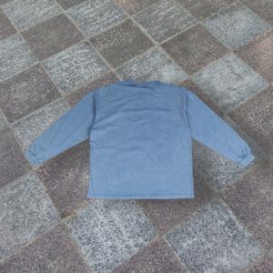 Sudadera de Hombre Estilo Hip-Hop, Cuello Redondo, Estampado con Lavado Ácido, 100% Algodón, Corte Holgado - Product Image 5