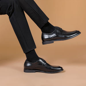 Zapatos de Vestir de Lujo para Hombre, Cerrados, Cómodos, para Bodas, Fiestas y Negocios, Oxfords de Cuero Genuino - Product Image 2