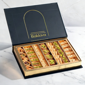 Boîte à Baklava Personnalisée Imprimée, Emballage Alimentaire de Qualité pour Pâtisseries, Idéale pour les Desserts du Moyen-Orient - Product Image 6